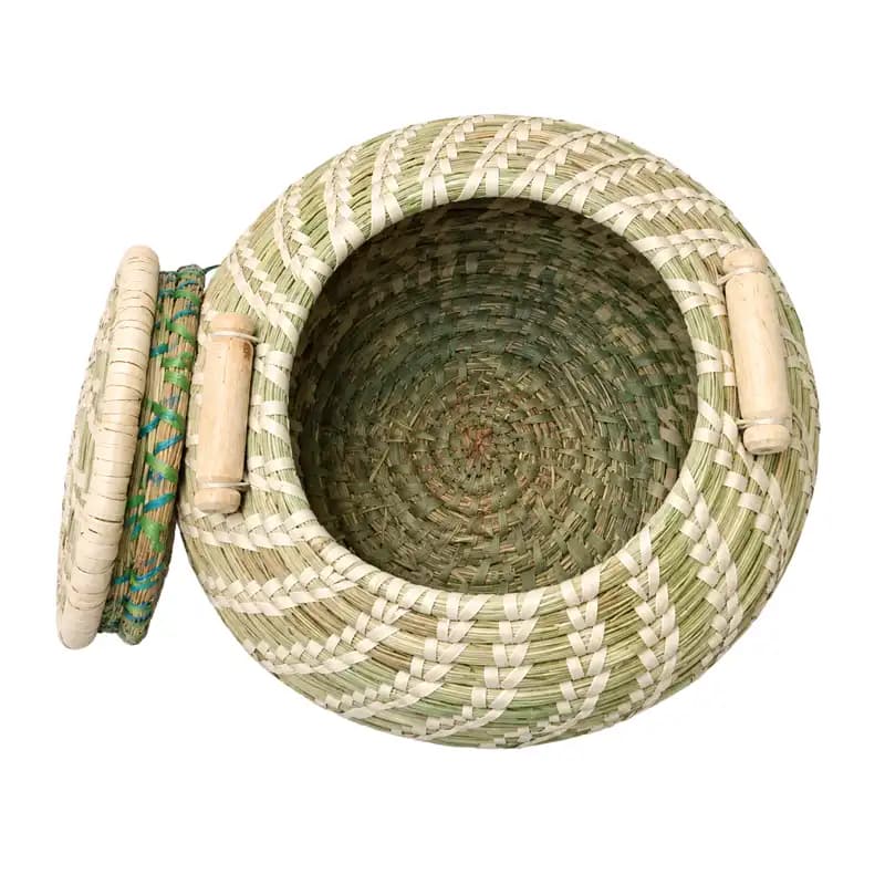 خمره حصیری طرح گندم 10 کیلویی — تصویر ۲