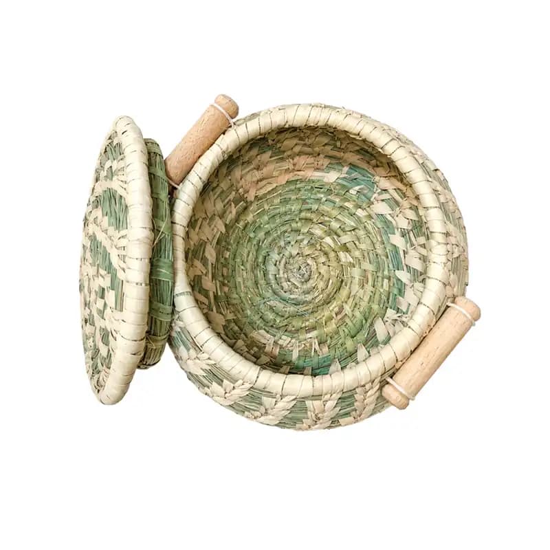 خمره حصیری طرح گندم 5 کیلویی — تصویر ۲
