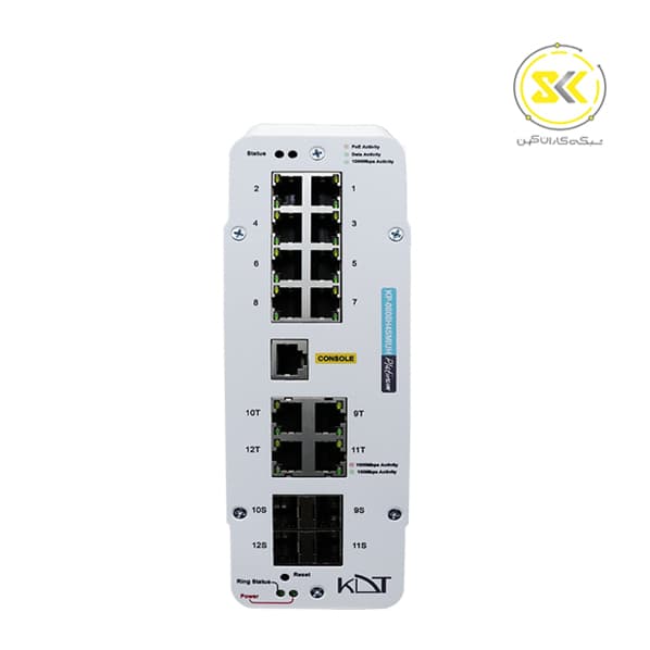 سوئیچ صنعتی PoE مدل KDT KP-0808H4SMIUH