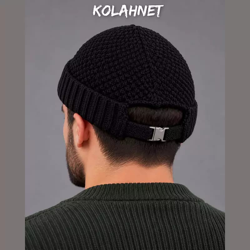 کلاه لئونی پشت سگک کد 6460 — تصویر ۳