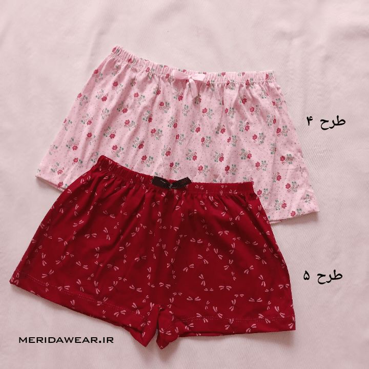 شورت پادار زنانه نخی — تصویر ۲