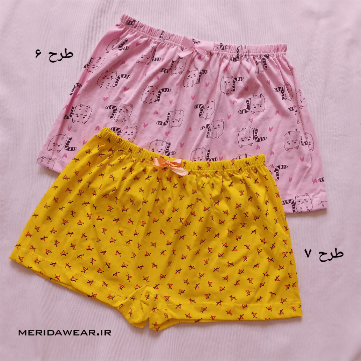 شورت پادار زنانه نخی — تصویر ۳