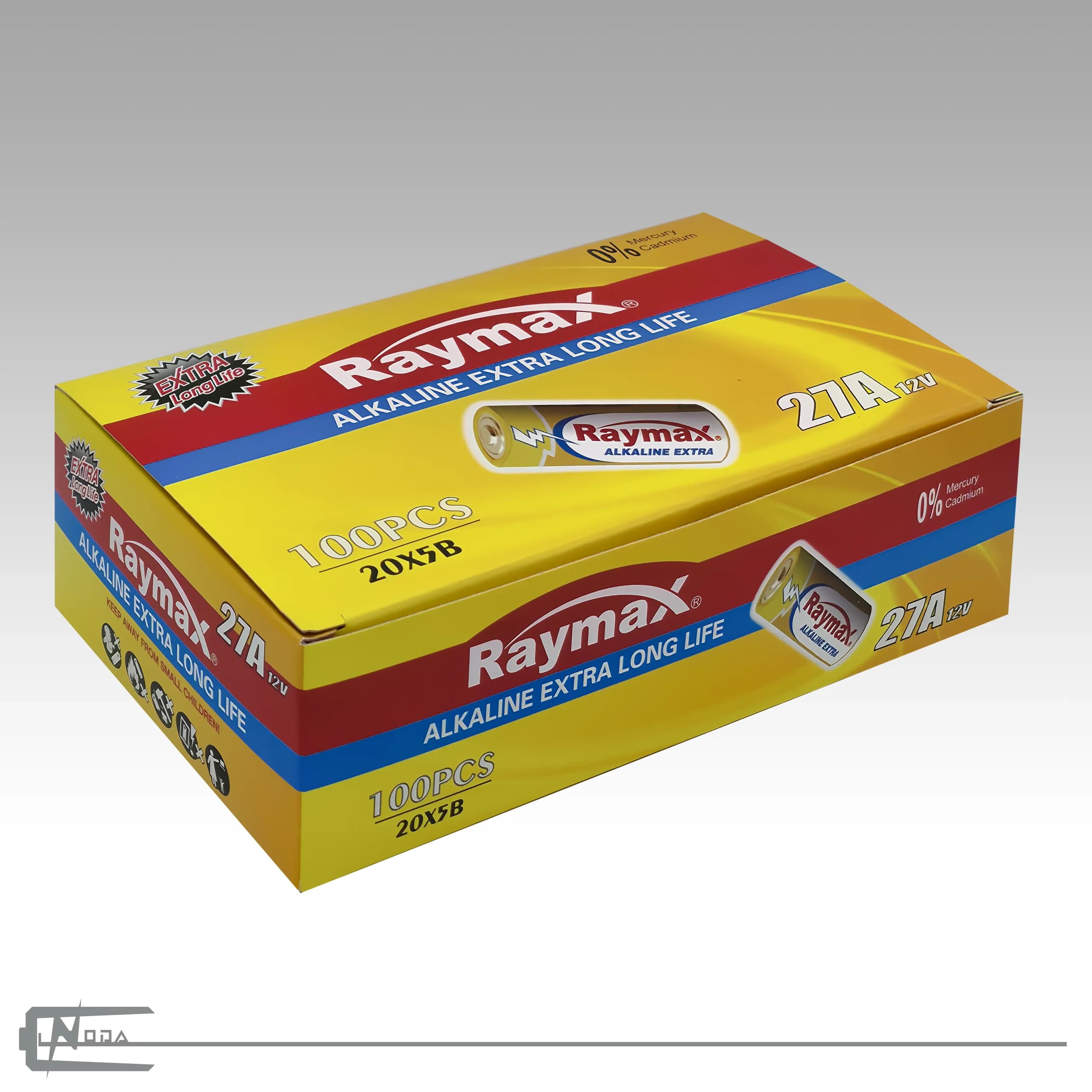 باتری ریموت کنترل ریمکس مدل 27A – بسته 5 عددی — تصویر ۳