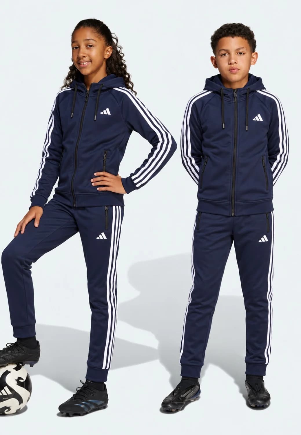 ست ورزشی بچگانه سرمه ایADIDAS — تصویر ۲
