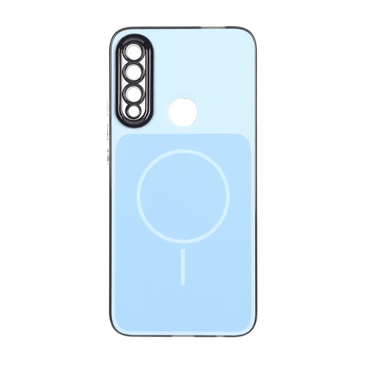 قاب مستطیلی طرح مگ سیف لنز شفاف Huawei Y9 Prime (2019) / Honor 9X – آبی