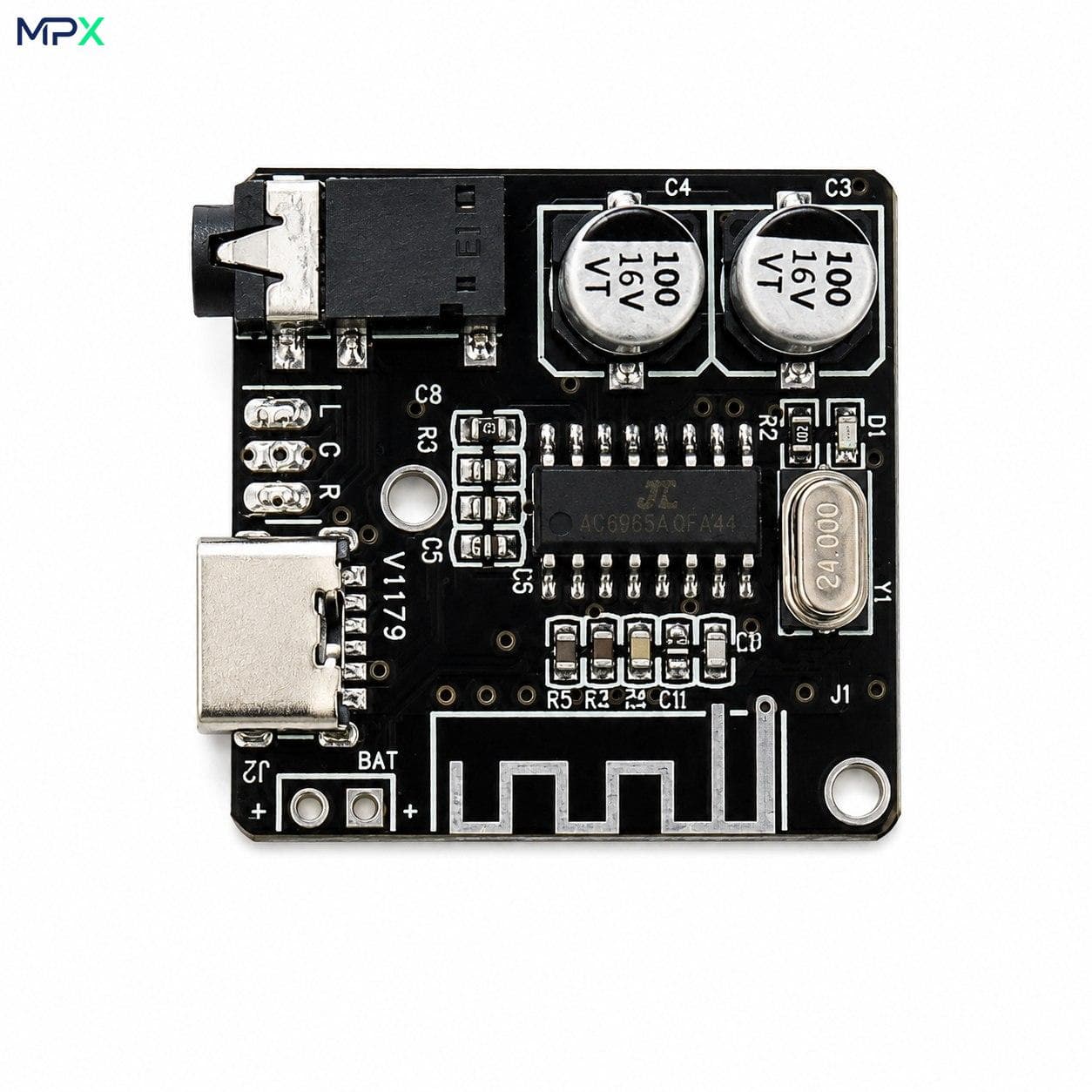 ماژول بلوتوث VHM-770 TYPE-C | گیرنده صوتی Bluetooth 5.1 — تصویر ۲