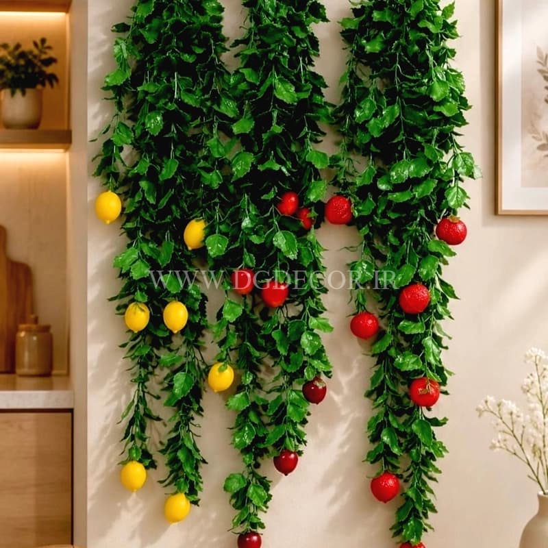 دسته شمشاد آویز وارداتی دکوراتیو میوه دار