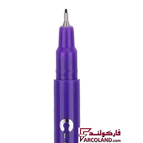 خودکار روان نویس نوک نمدی سی کلاس C.Class نوک 0.4 میلی متری مدل فاین لاینر FineLiner بسته 12 رنگ — تصویر ۲