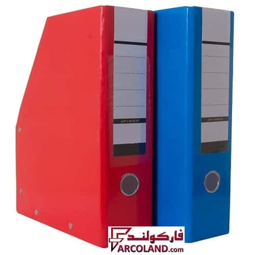 زونکن سه گوش لب کج ایستاده سلفونی سایز A4 بسته 10 عددی | جا مجله ای و کتابی