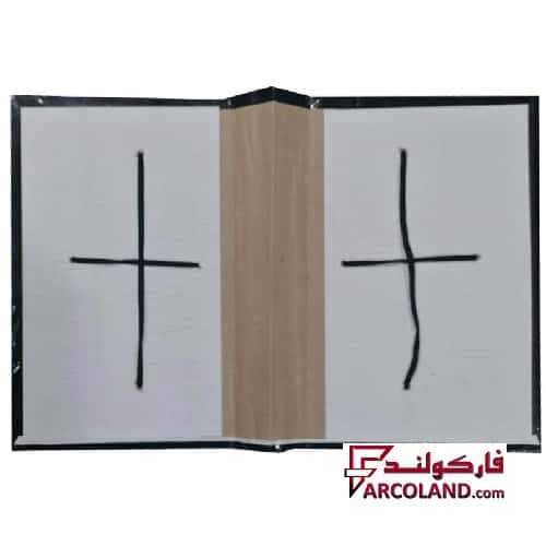 زونکن بند دار بایگانی آبی بسته 10 عددی | پوشه (کارتن) بنددار — تصویر ۲