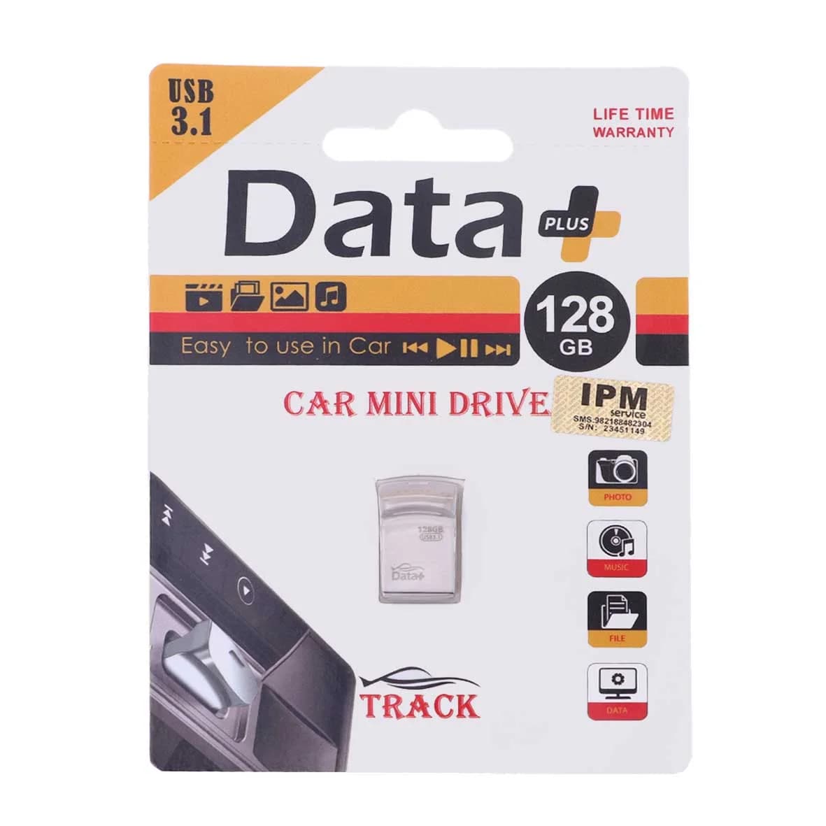 Data Plus Track USB3.1 Flash Memory-128GB (گارانتی مادام العمر IPM) — تصویر ۲
