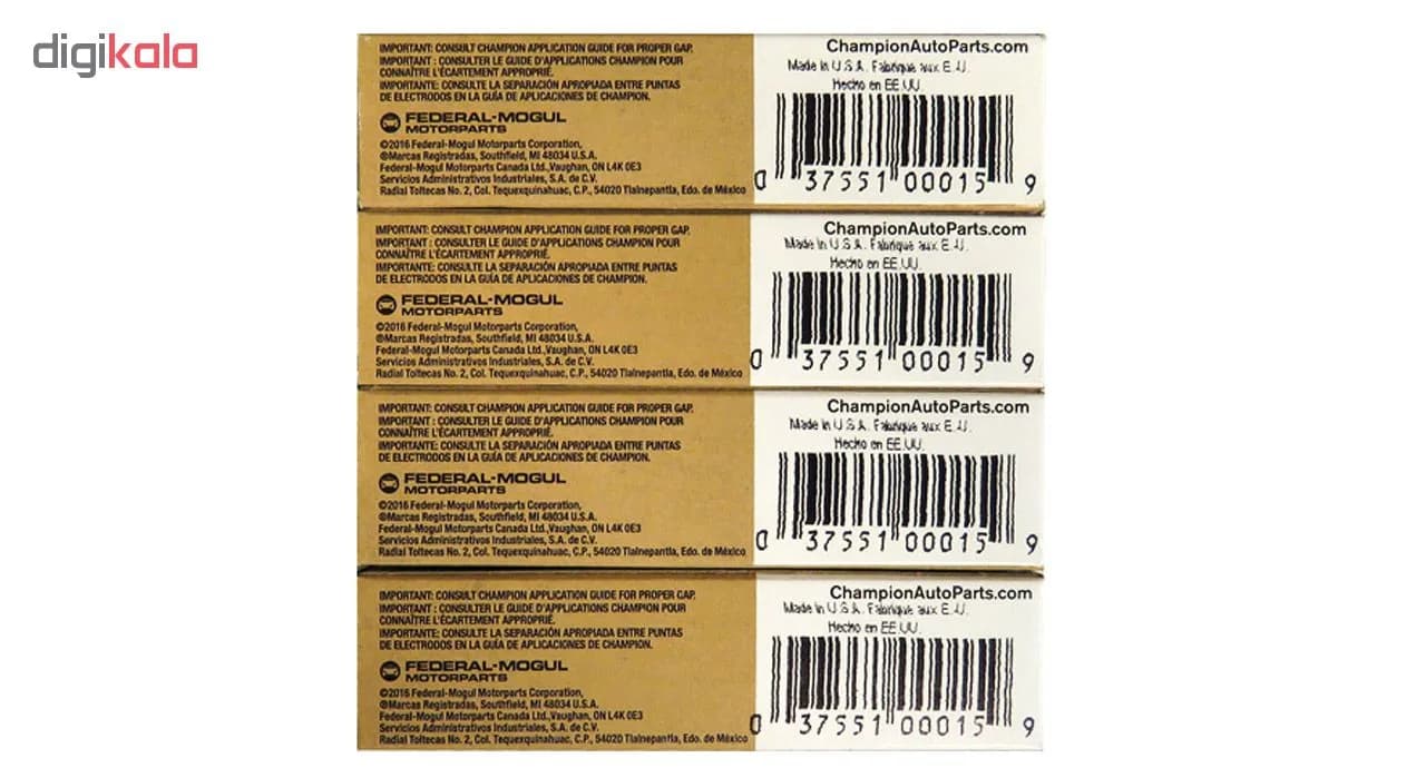 شمع خودرو چمپیون مدل REC10YC4-975 بسته 4 عددی — تصویر ۶