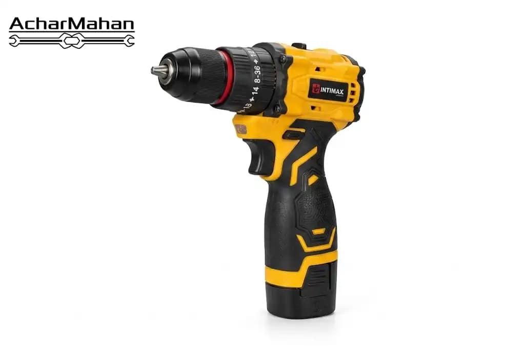 دریل شارژی 24 ولت چکشی براشلس اینتیمکس طرح دیوالت مدل dewalt design