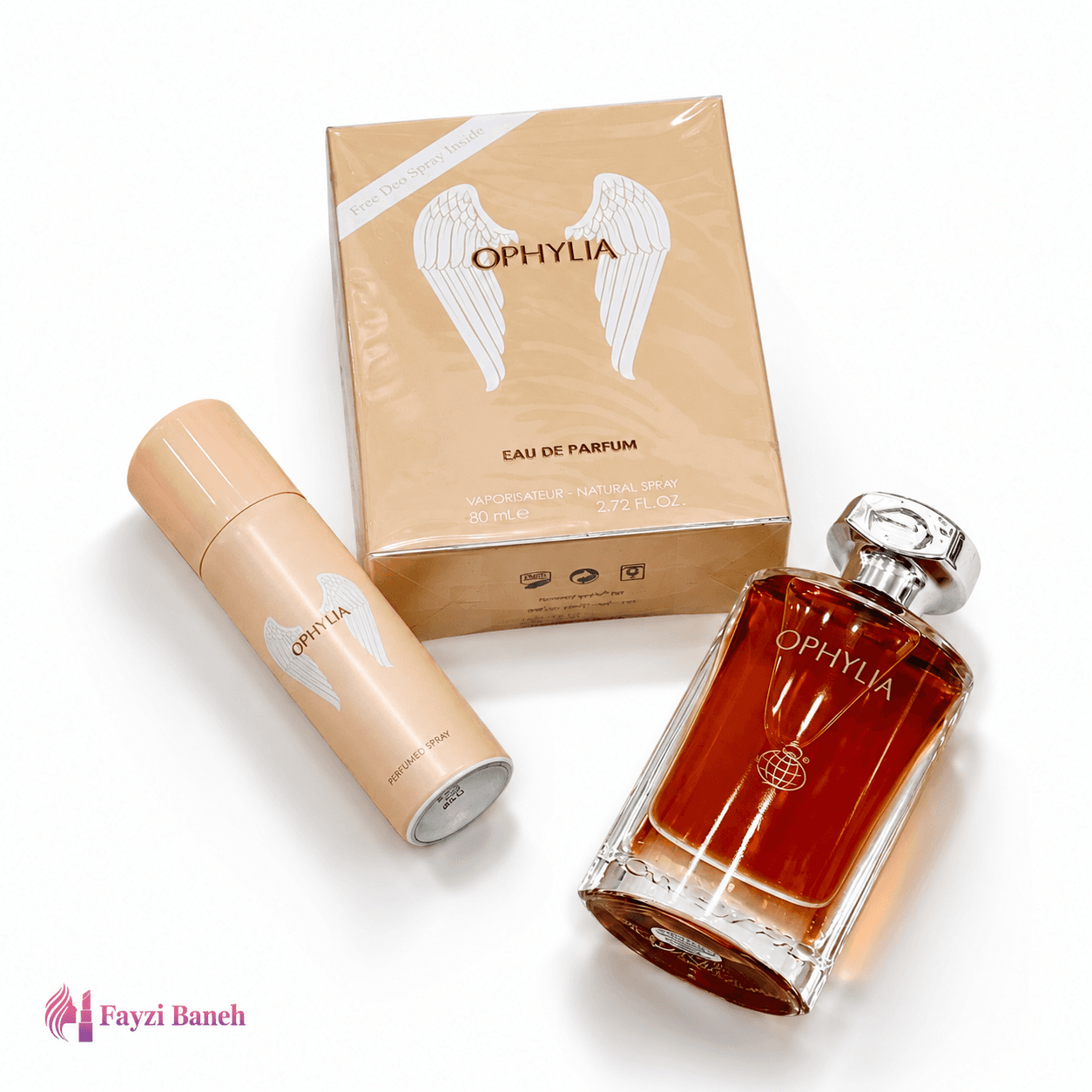 ادو پرفیوم زنانه فراگرنس ورد Fragrance World مدل Ophylia حجم ۸۰ میلی‌لیتر — تصویر ۳