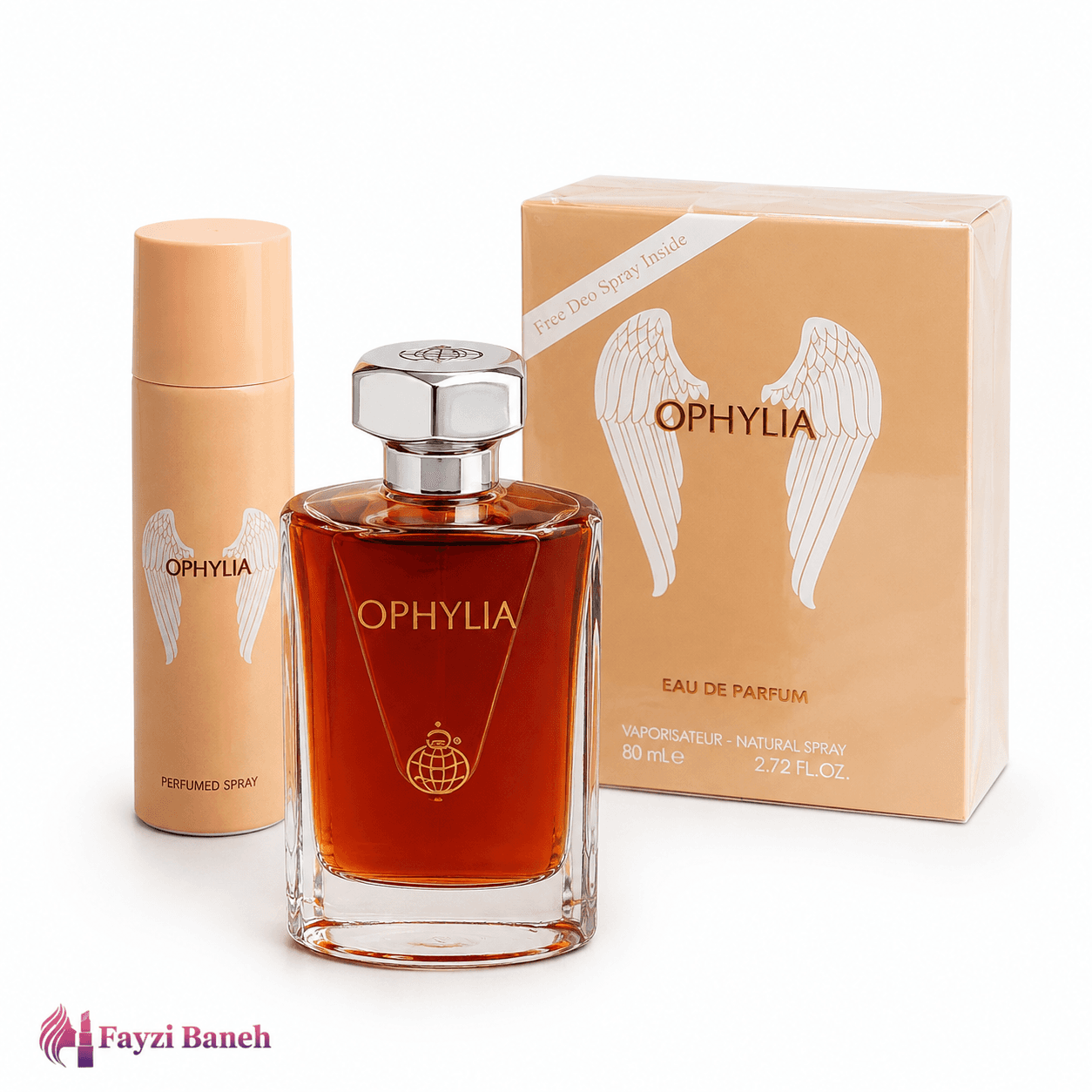ادو پرفیوم زنانه فراگرنس ورد Fragrance World مدل Ophylia حجم ۸۰ میلی‌لیتر — تصویر ۴