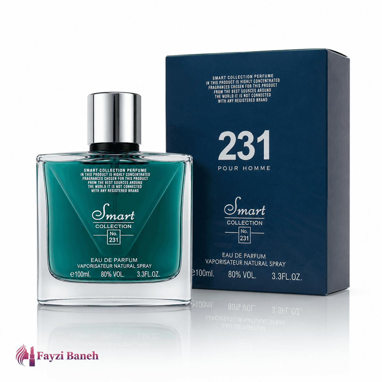 ادو پرفیوم مردانه اسمارت کالکشن Smart Collection مدل No. 231 Pour Homme حجم ۱۰۰ میلی‌لیتر — تصویر ۴