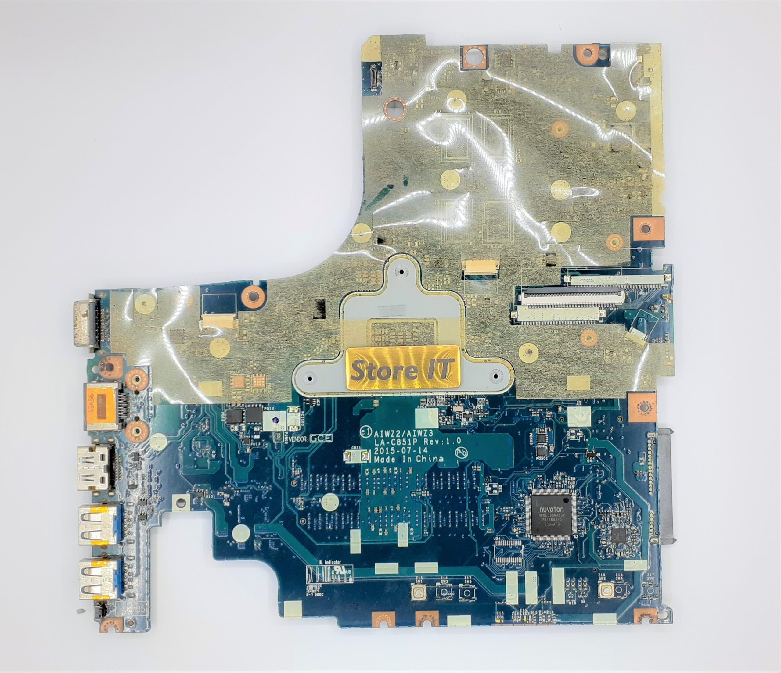 مادربرد لپ تاپ لنوو IdeaPad 500-15ISK / Z51-70 3D (LA-C851P) I7-6 گرافیکدار — تصویر ۲