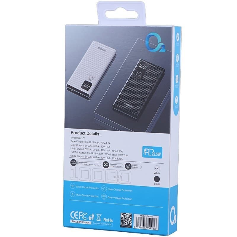 پاوربانک اکسیژن مدل OX-170 ظرفیت 10000 — تصویر ۲