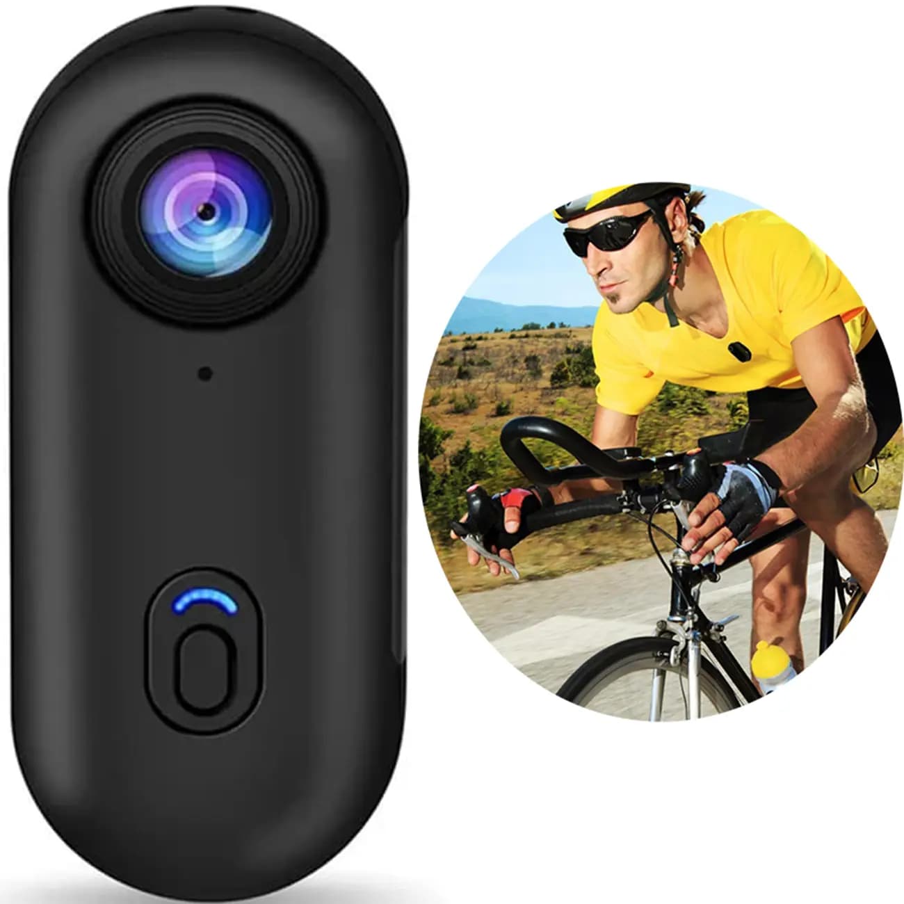 دوربین ورزشی قابل حمل ورزشی ضدآب SPORTS CAMEA H.264 گیرهای و قابل آویز از گردن کیفیت 4K — تصویر ۴
