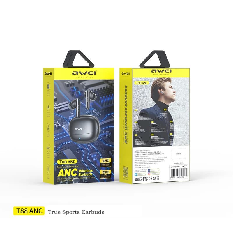 هدفون بلوتوثی اوی مدل T88 ANC/ENC — تصویر ۵