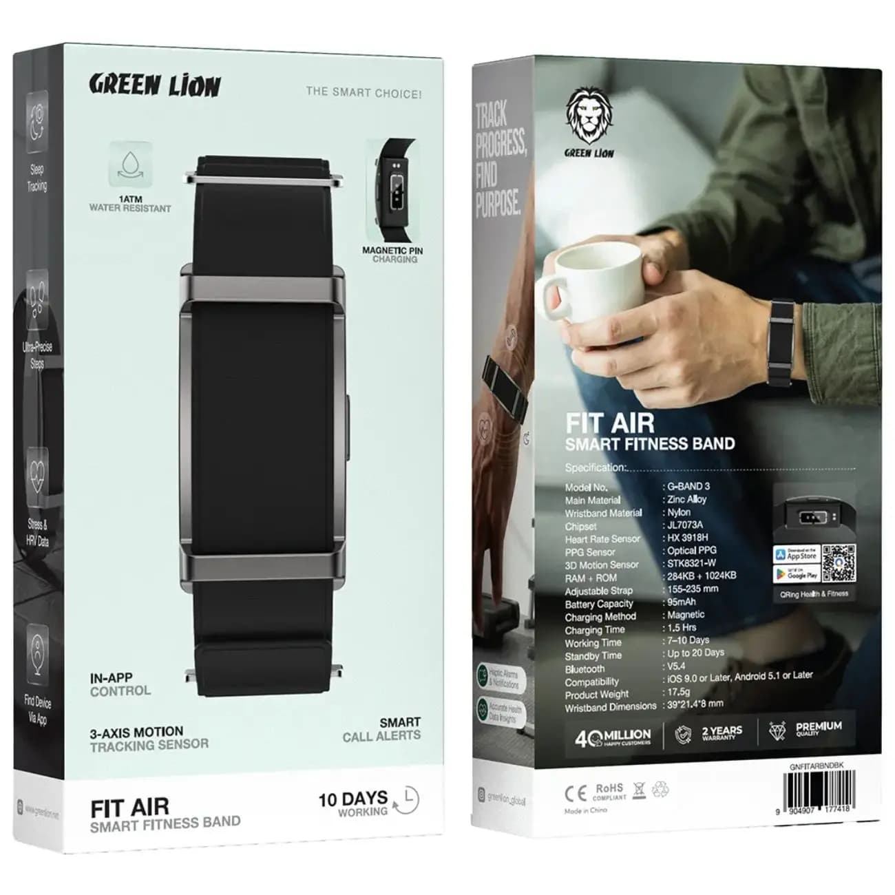 مچ بند هوشمند گرین لاین مدل Fit Air — تصویر ۲