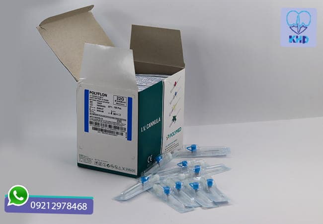 آنژیوکت آبی برند Polymed گیج 22 | بسته 100 عددی — تصویر ۵