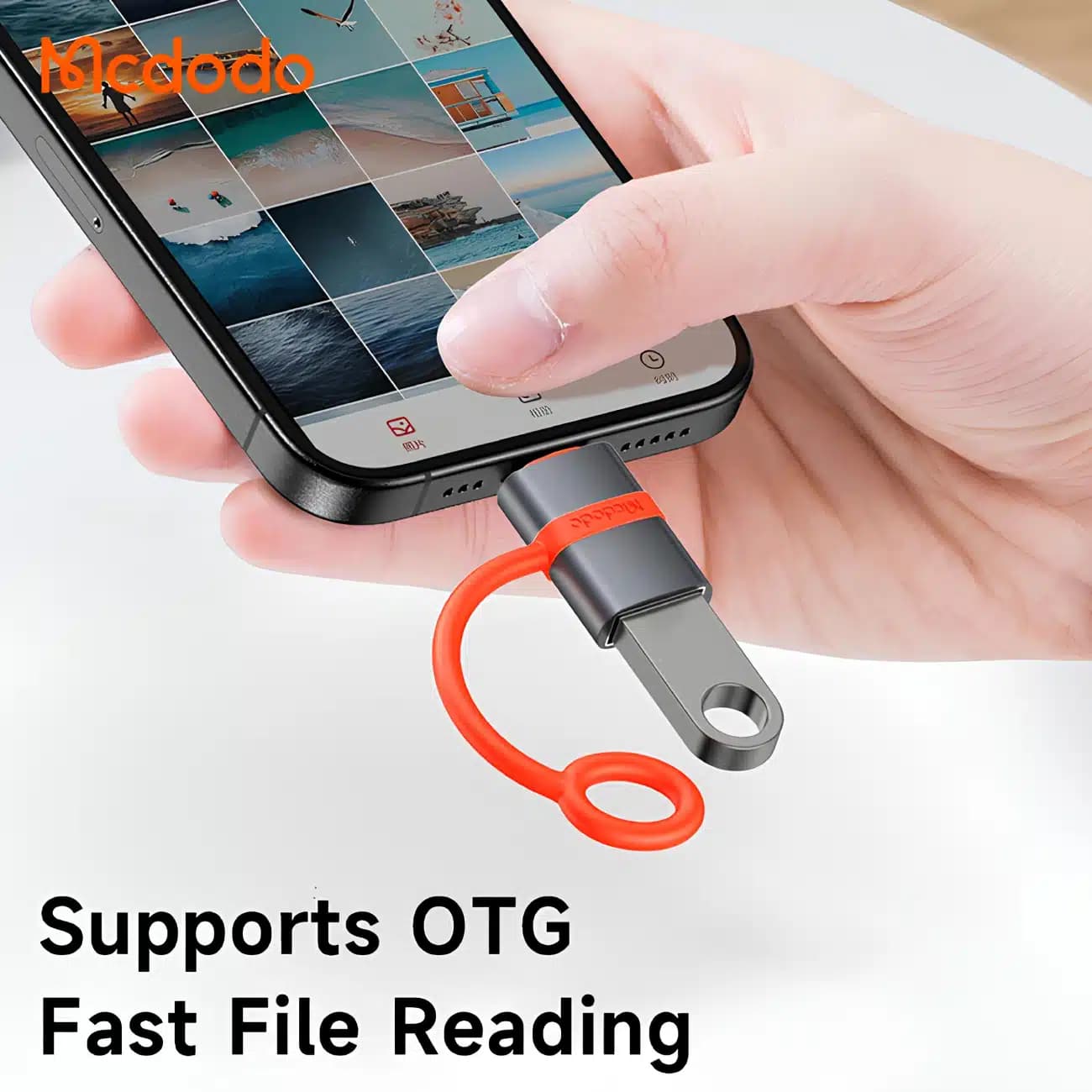مبدل OTG مک دودو مدل OT-3810، تبدیل USB-A به USB-C — تصویر ۲