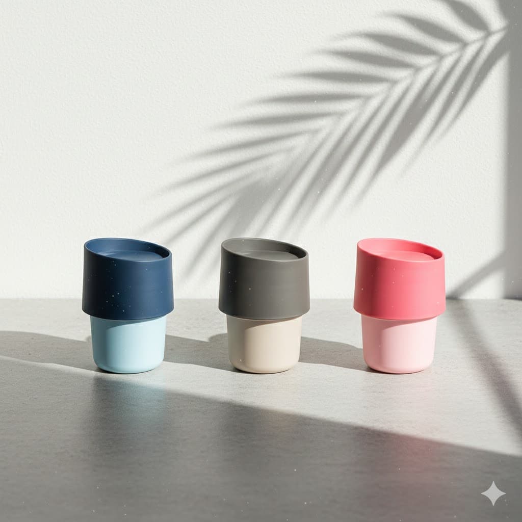 ماگ درب دار ایکیا مدل IKEA-TROLIGTVIS (رنگبندی)