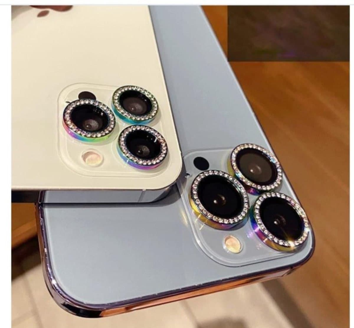 گلس دوربین آیفون 16 ای – IPHONE 16e از نوع رینگی نگین دار — تصویر ۷