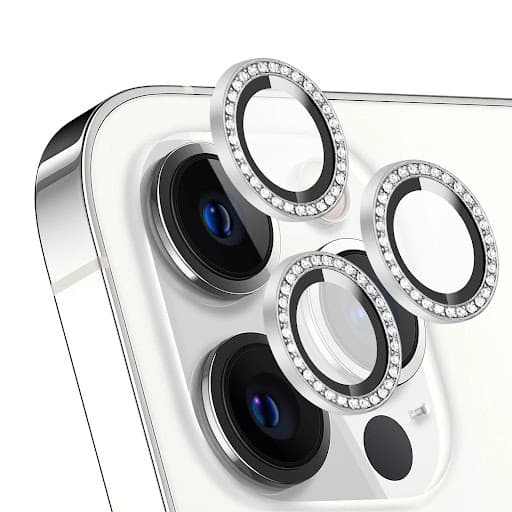 گلس دوربین آیفون 16 ای – IPHONE 16e از نوع رینگی نگین دار — تصویر ۲