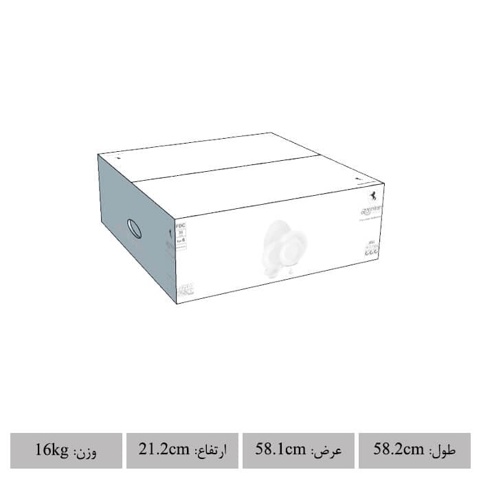 سرویس غذاخوری شهرزاد وایت رز 35 پارچه چینی زرین — تصویر ۷