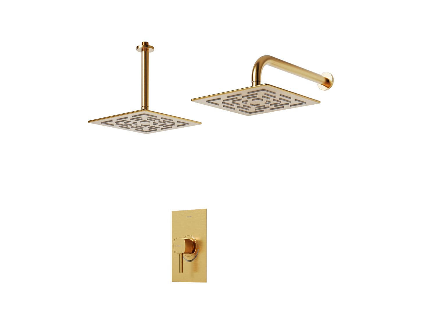 شیر حمام توکار شودر مدل رومر/ رومر پلاس BRASS تیپ 1 رنگ طلایی مات