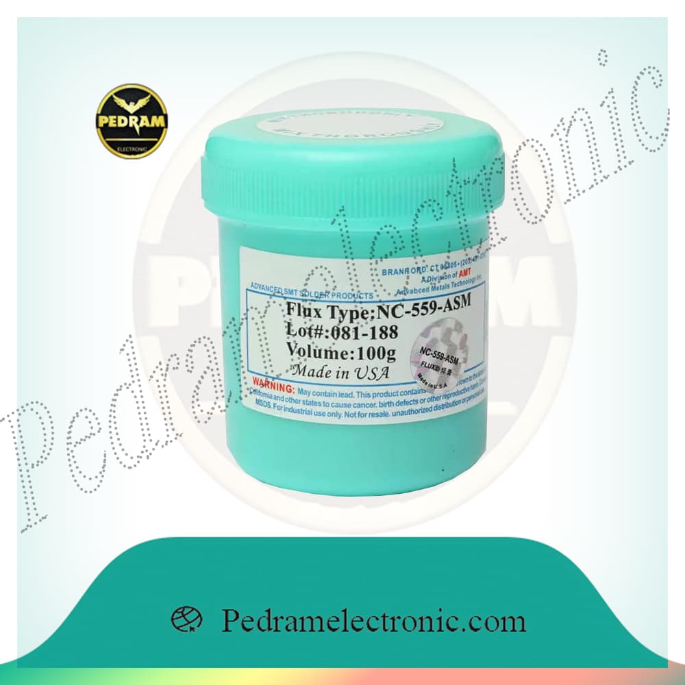 خمیر فلکس 100گرمی سبز رنگ مدل AMTECH NC-559