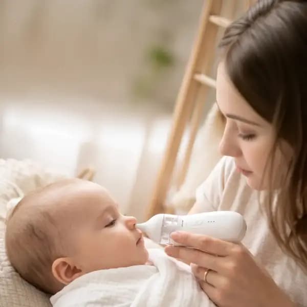 فین‌گیر برقی نوزاد گرین لاین مدل Green Lion Nasal Aspirator GNNASLASPRTWH — تصویر ۳