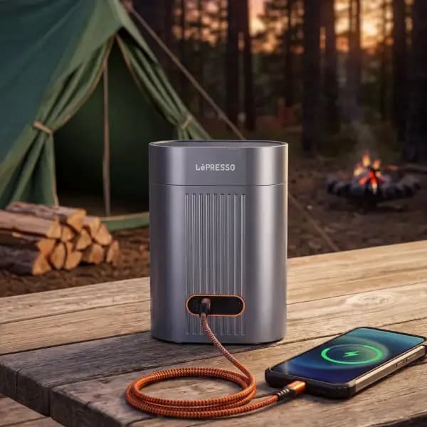 اسپرسوساز شارژی قابل حمل لپرسو مدل LePresso BrewCell Portable Espresso Machine — تصویر ۴