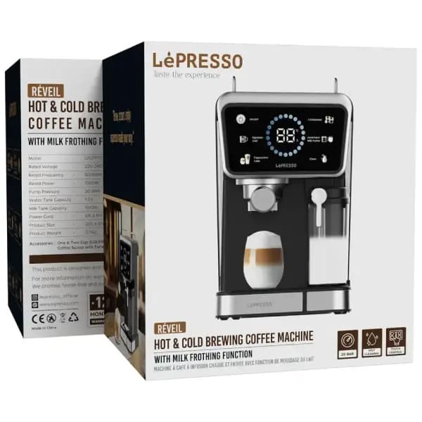 دستگاه قهوه‌ساز سرد و گرم لپرسو مدل LePresso Réveil Hot & Cold Brewing Coffee Machine — تصویر ۷