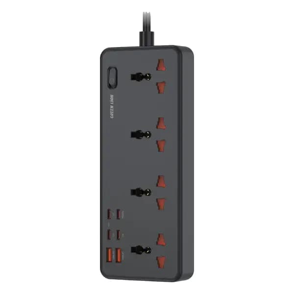 چندراهی برق و شارژر گرین لاین مدل Green Lion GS-700 Universal Power Strip
