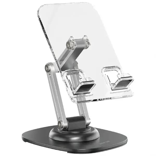 هولدر و پایه نگهدارنده رومیزی گوشی و تبلت گرین لاین مدل Green Lion M3 Transparent Phone & Tablet Holder