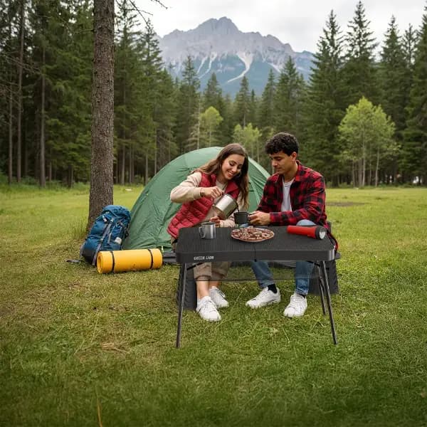 ست میز و چهارپایه کمپینگ تاشو گرین لاین مدل Green Lion Foldable Travel Camping Table & Stool — تصویر ۶