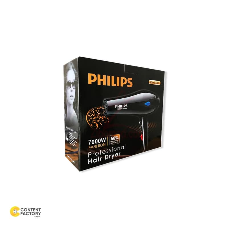 سشوار حرفه ای فیلیپس Philips مدل PH-5507 اصلی با قدرت 9000 وات0اورجینال100%) — تصویر ۶