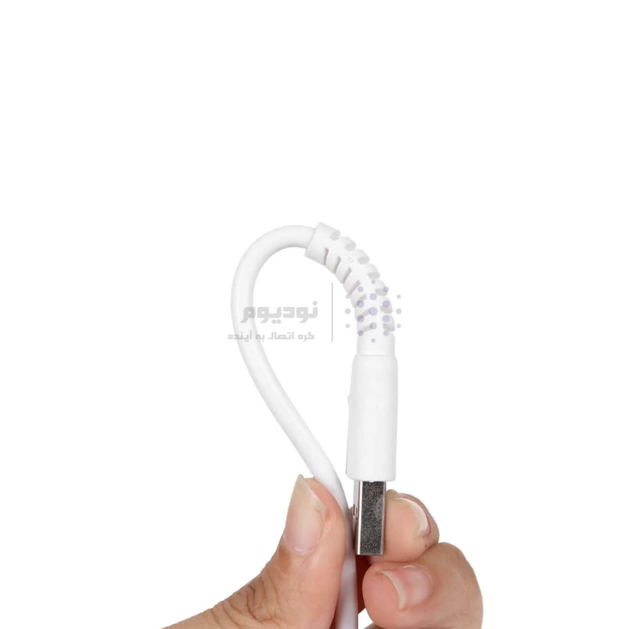 کابل شارژ فست 1.1 متری اندروید MNS مدل M016A – سفید – SMO — تصویر ۲