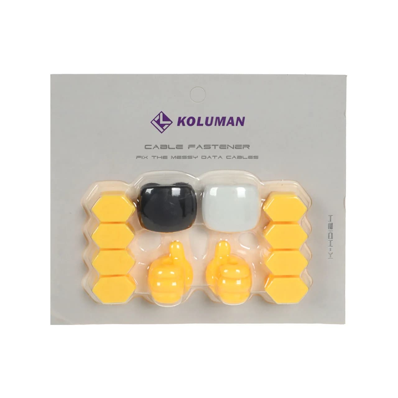 نگه دارنده کابل Koluman مدل K-HD124 – نارنجی