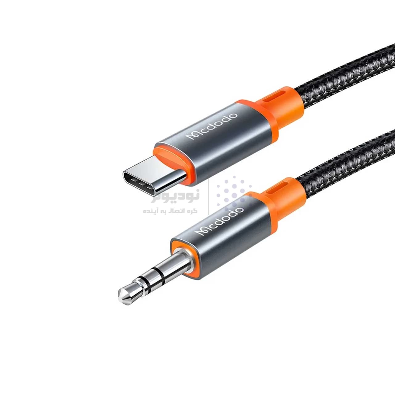 کابل 1.8 متری Mcdodo Lightning TO Aux مدل CA-089 – مشکی (گارانتی متین) — تصویر ۳