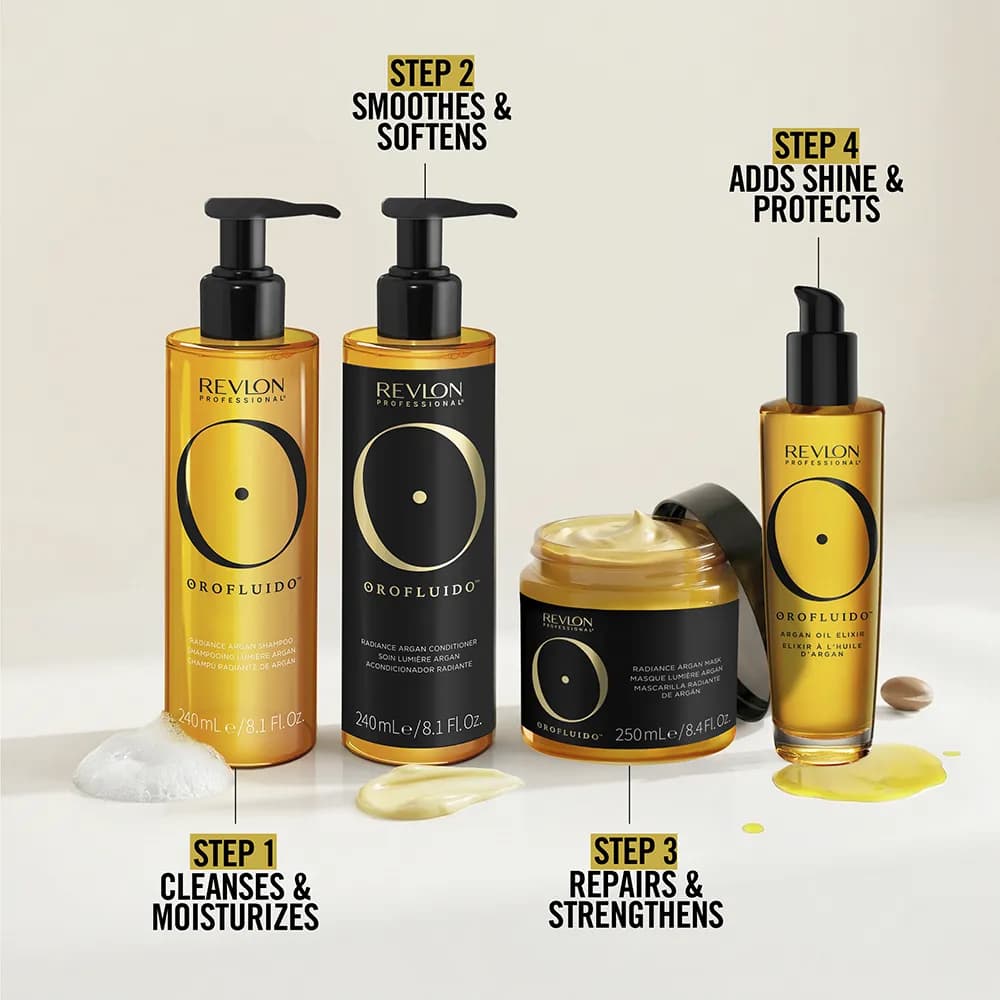 شامپو آرگان اوروفلویدو Radiance رولون ۱۰۰۰ میل — تصویر ۲