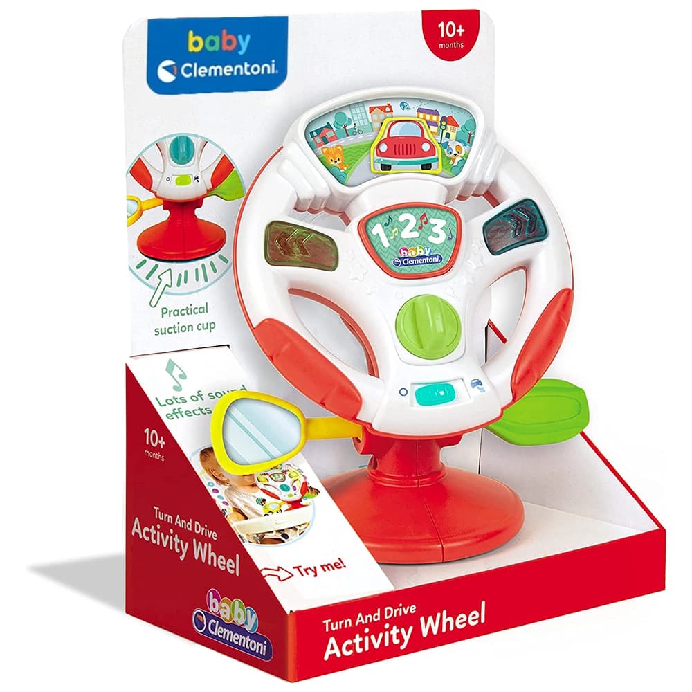 فرمان Clementoni مدل Turn And Drive Activity Wheel