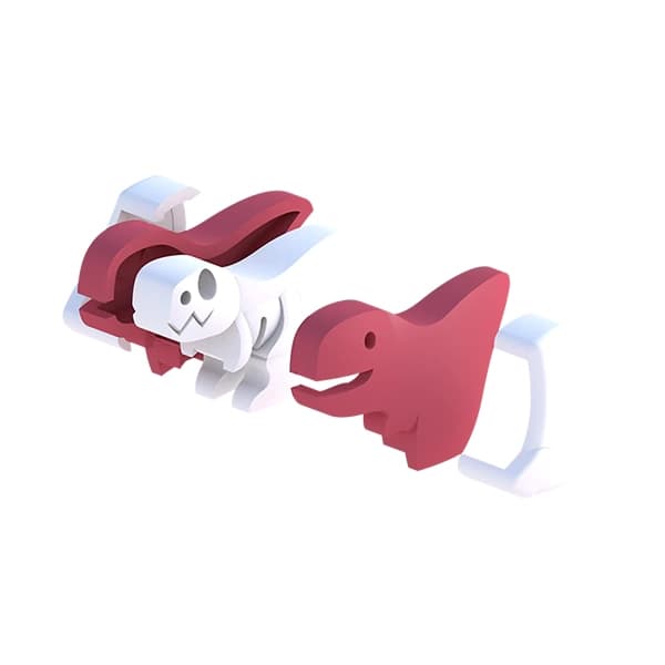بچه تی رکس مگنتی HALFTOYS — تصویر ۳