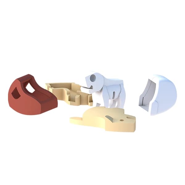 بچه شیر مگنتی HALFTOYS — تصویر ۳