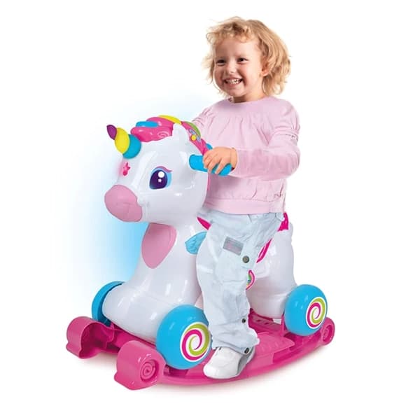 راکر 3 کاره Clementoni مدل Interactive Unicorn Ride on — تصویر ۲