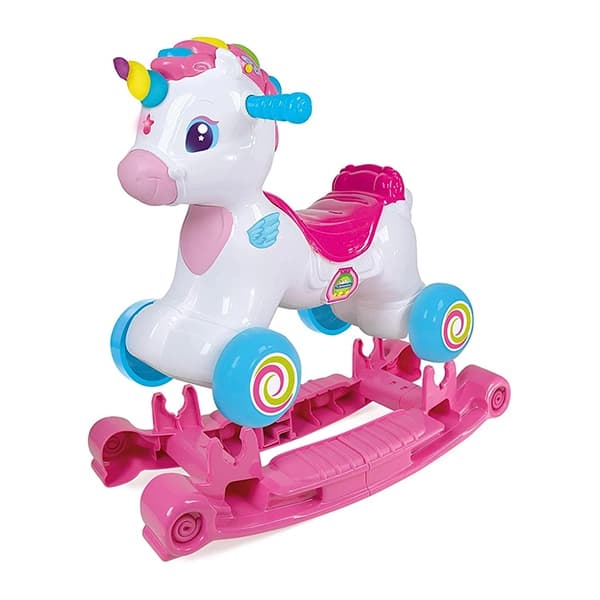 راکر 3 کاره Clementoni مدل Interactive Unicorn Ride on — تصویر ۴