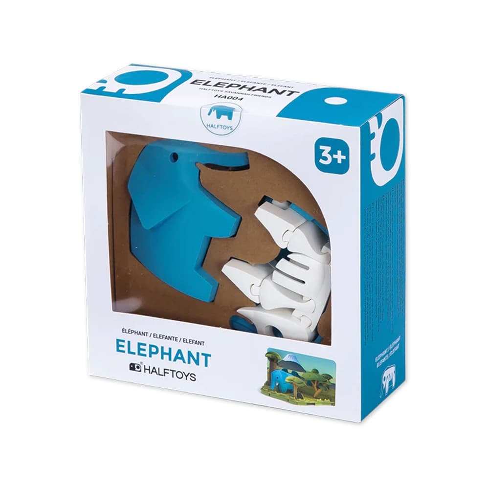 فیل مگنتی HALFTOYS همراه با پس‌ زمینه — تصویر ۵